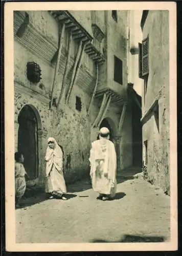 AK Casbah, Rue de la Mer Rouge, Strassenpartie