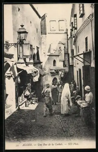 AK Alger, Une Rue de la Casbah