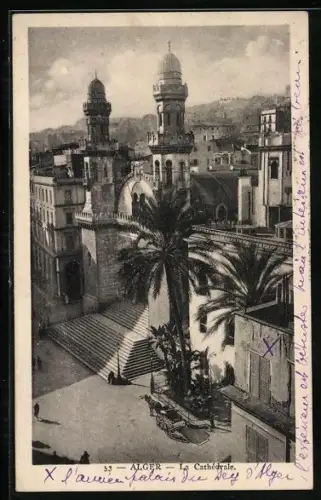 AK Alger, La Cathédrale