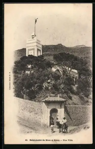 AK Mers-el-Kébir, Une Villa