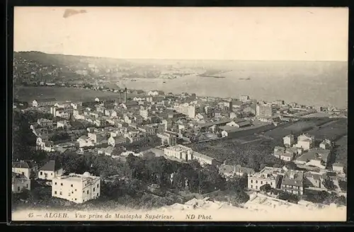 AK Alger, Vue prise de Mustapha Supérieur