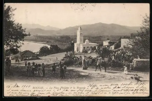 AK Bougie, La Place Philippe & la Mosquée