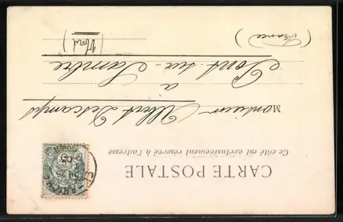 AK Constantine, Monument et Rue Daméemont