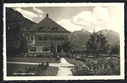 AK Bad-Hofgastein, Pension mit Bergen