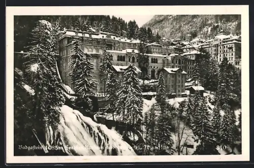 AK Badgastein, Kurhaus und Wasserfall