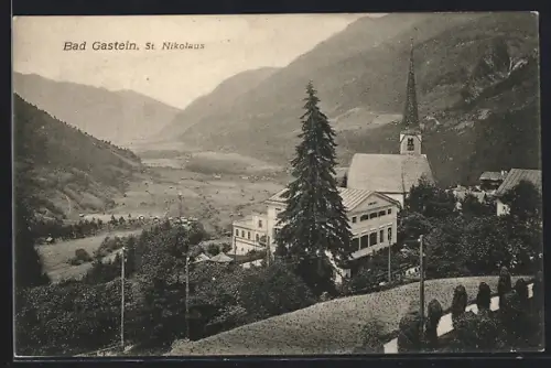 AK Bad Gastein, Kirche St. Nikolaus