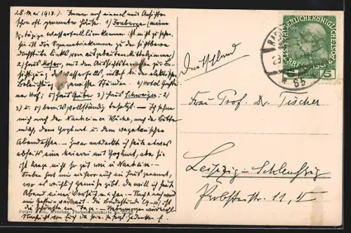 AK Badgastein, Ortsansicht mit Kirche