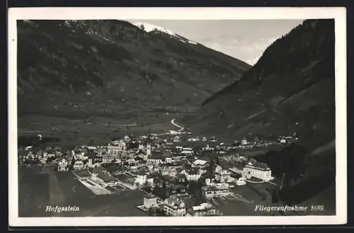 AK Hofgastein, Teilansicht, Fliegeraufnahme