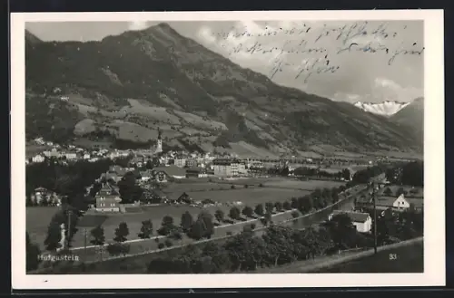 AK Hofgastein, Teilansicht mit Kirche
