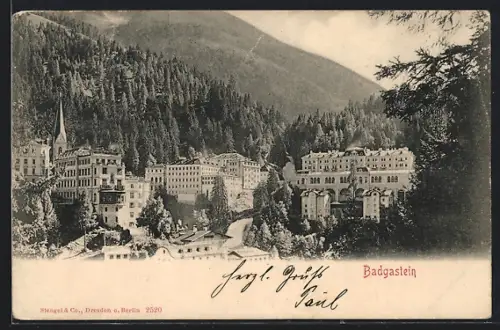 AK Badgastein, Ortsansicht