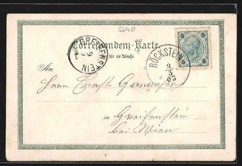 AK Bad Gastein, Teilansicht mit Kirche