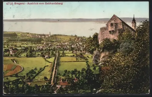 AK Bregenz, Ausblick vom Gebhardsberg