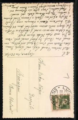 AK Tessin, Costume Ticinese, Schweizerin mit Korb