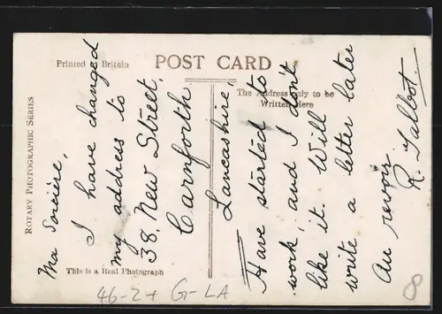 AK Morecambe, West End, From Alhambra, Pferdebahn