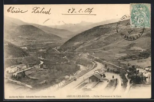 AK Amélie-les-Bains, Petite Provence et la Gare