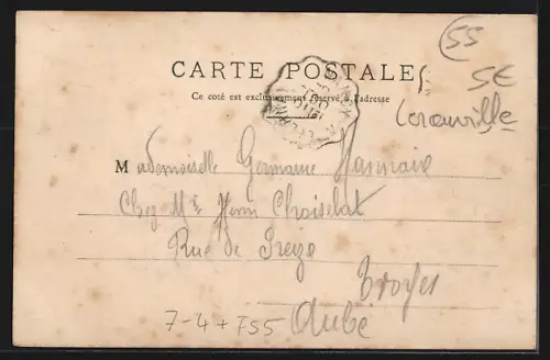 AK Lérouville, Vue prise de l`Intérieur des Carrières