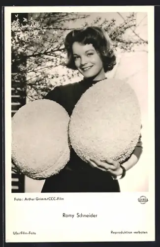 AK Schauspielerin Romy Schneider in dem Film Mädchen in Uniform