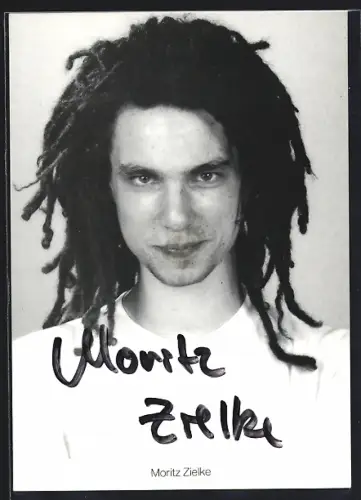 AK Schauspieler Moritz Zielke als Momo Sperling, Autogramm