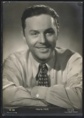 AK Schauspieler Hans Holt