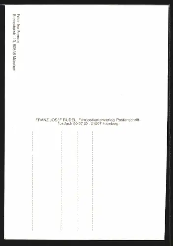 AK Schauspielerin Karin Eickelbaum mit lächelndem Gesicht, Autogramm