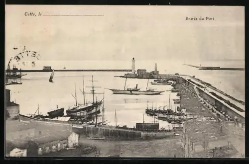 AK Cette, Entrée du Port