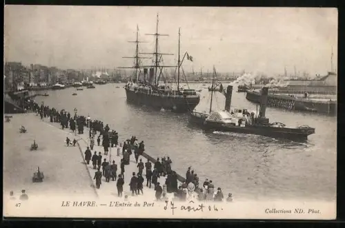 AK Le Havre, L`Entrée du Port