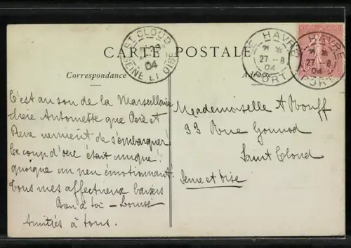 AK Le Havre, L`Entrée du Port