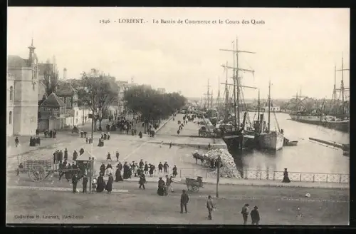 AK Lorient, Le Bassin de Commerce et le Cours des Quais