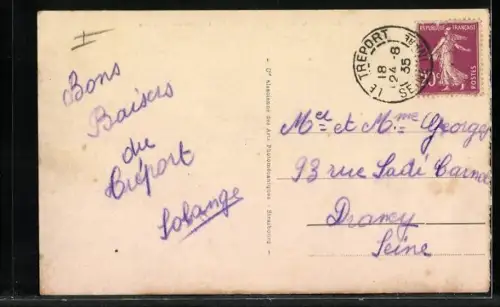 AK Le Treport, Le Quai de la Republique et le Pont Tournant