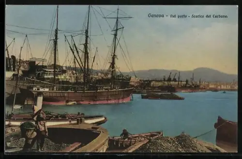 AK Genova, Nel porto, Scarico del Carbone