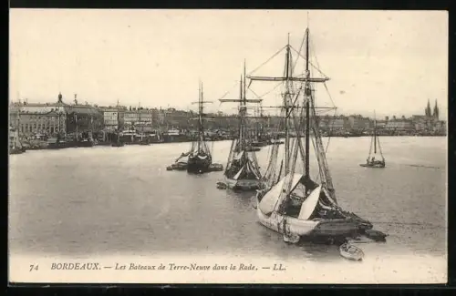 AK Bordeaux, Les Bateaux de Terre-Neuve dans la Rade