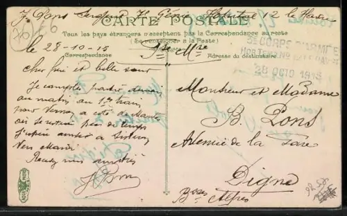 AK Le Havre, Sortie d`un Transatlantique, Schiff wird in den Hafen gezogen