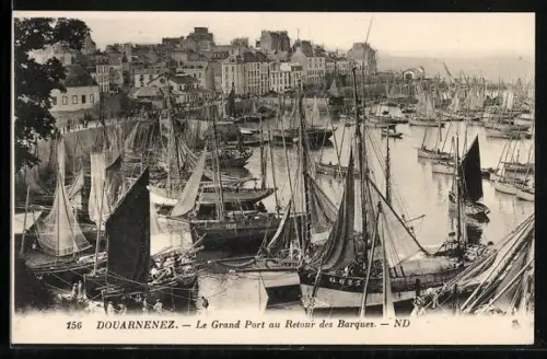 AK Douarnenez, le Grand Port au Retour des Barques