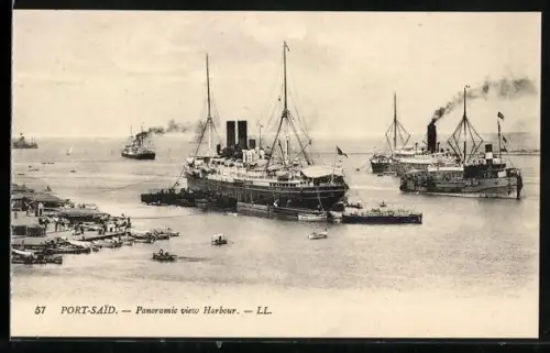 AK Port Said, Panoramic view Harbour
