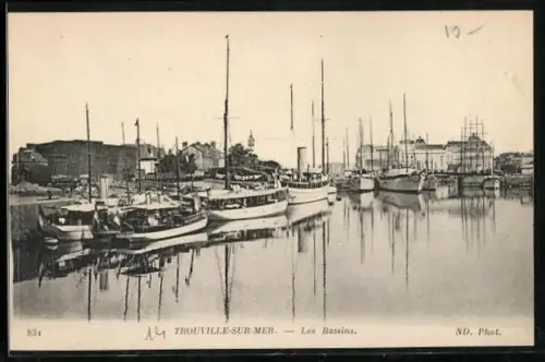 AK Trouville-sur-Mer, Les Bassins