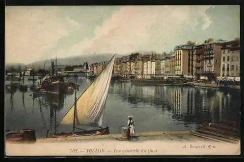 AK Toulon, Vue generale du Quai