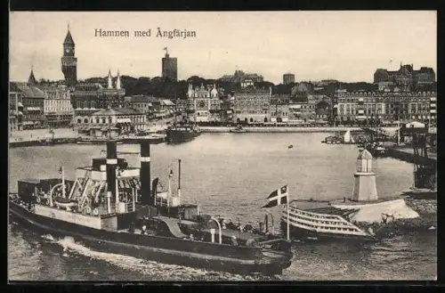 AK Hälsingborg, Hamnen med Angfärjan