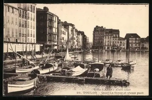 AK Toulon, Quai La Sinse et vieux port
