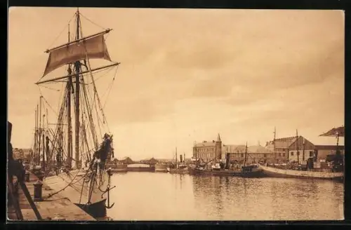 AK Vakkert, Fécamp, Le Bassin Bérigay