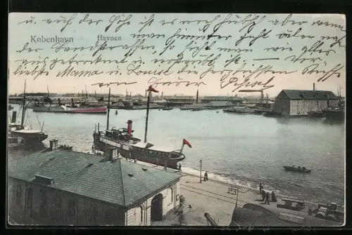 AK Kobenhavn, Parti fra Havnen ved Havnegade