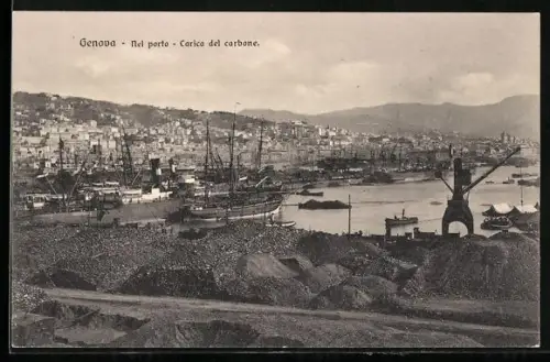AK Genova, Nel porto, Carico del carbone