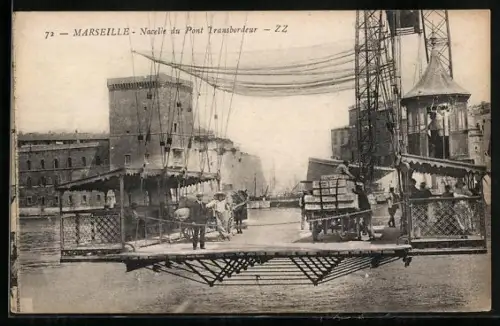 AK Marseille, Nacelle du Pont Transbordeur