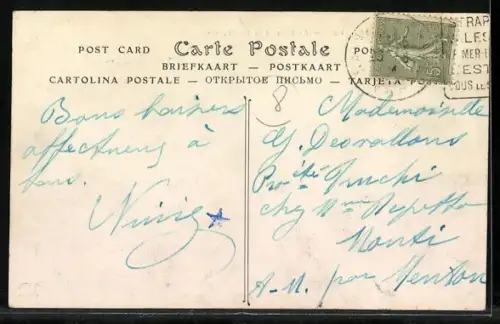 AK Saint-Raphael, Le Port et la Cathedrale