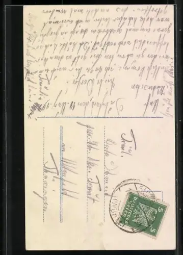 Foto-AK NPG Nr. 7462/3: Junge mit Hut schaut seitlich