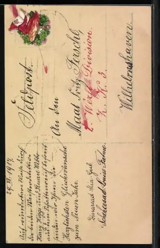Foto-AK NPG Nr. 1027/2: Junge Frau mit Seitenscheitel