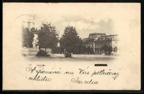 AK Josefov, Strassenpartie