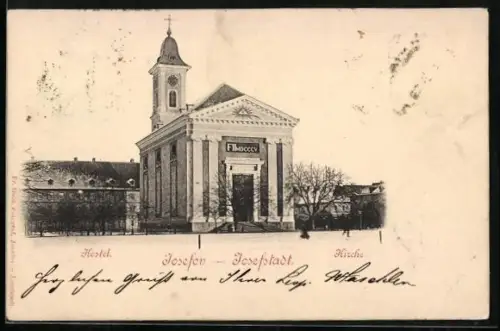 AK Josefov, Kostel