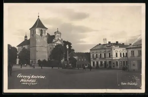 AK Cervený Kostelec, Námestí