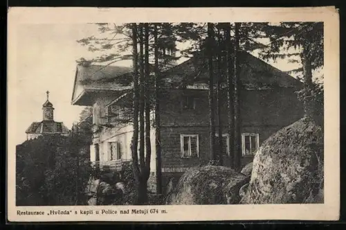 AK Police nad Metují, Restaurace Hvezda s kaplí
