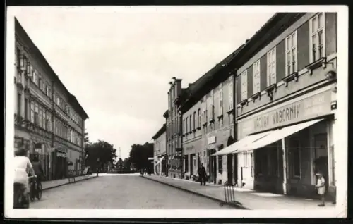 AK Josefov n. Met., Strassenpartie